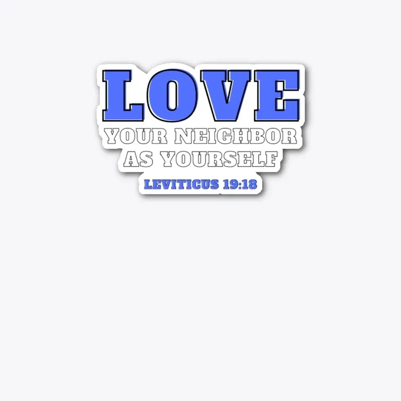 Leviticus 19:18 (Blue)